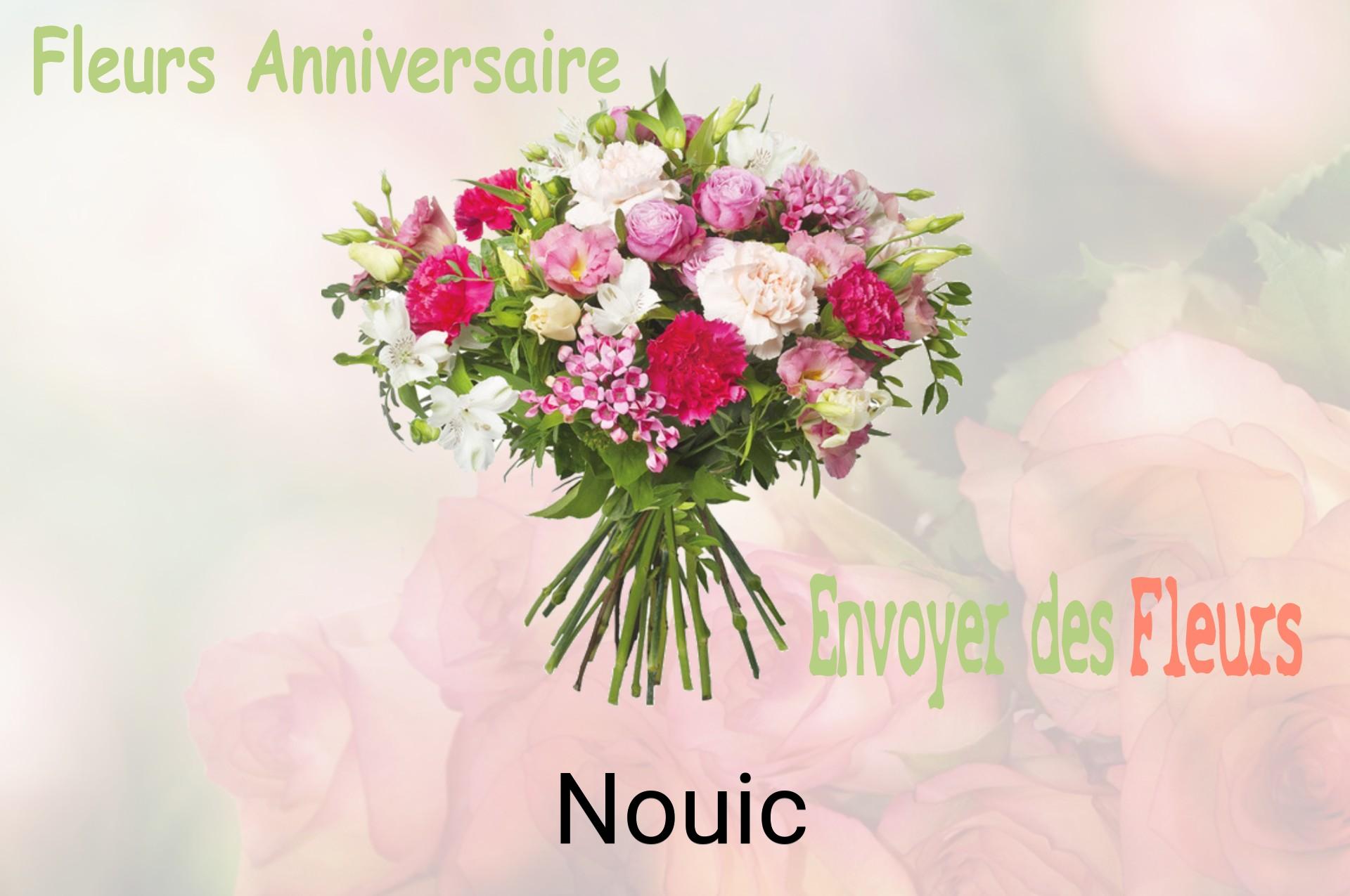 Bouquet de fleurs d’anniversaire livré à Nouic